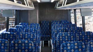 Silver Fox Motor Coaches minibus seating
